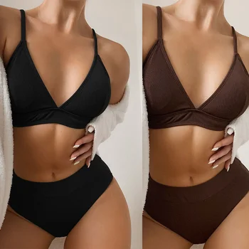 Ženske Seksi 2023 Mikro Bikini Nova Barva Brazilski Seksi Backless Kopalke Ženske Slog Ločeno Telo Zaslon Bikini Komplet