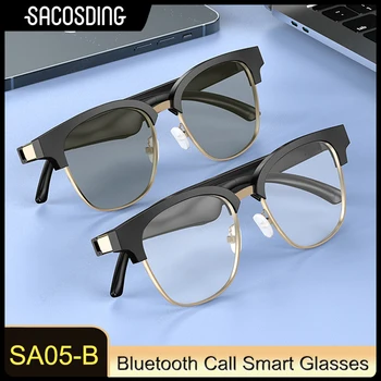 SACOSDING HI-fi Smart Očala, Slušalke Brezžične Bluetooth 5.2 sončna Očala Šport na Prostem slušalke Kliče Glasbe Anti-Modra Očala