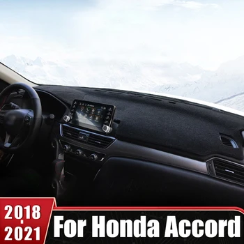 Za Honda Accord 2018 2019 2020 2021 10. Avto nadzorna plošča Pokrov Sonce Odtenek Izognili Svetlobe Mat armaturne Plošče, Ploščice, Preproge Dodatki