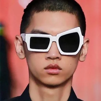 Trendy novih nezakonitih sončna Očala ins osebno obrvi nabiranje smešno sončna Očala neto rdeče isti hip hop disco očala