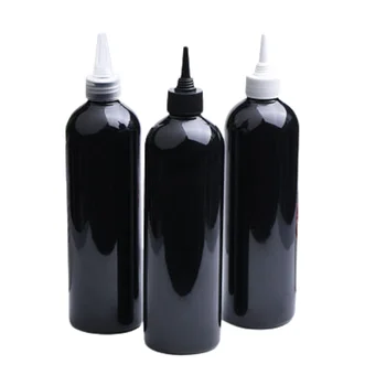 400 ML Prazno Črno Plastično Steklenico Nasvet Skp Usta Črna Bela Jasno Kritje Kozmetične Embalaže, Eterično Olje Kapalko Vial 10Pieces
