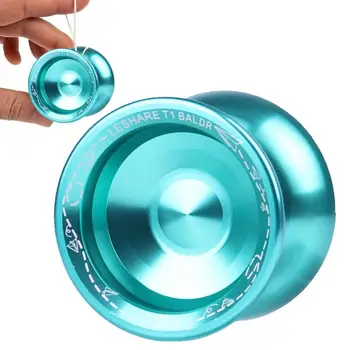 Kovinski Yo-Yos Za Odrasle Trik Yoyo Žogo Igrača Visoko Precizne Zlitine Yo-Yo Barvna Kovina Nostalgično Igrače U Tip KK Nosijo Rokavice