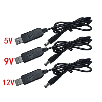USB Power Boost Skladu DC 5V DC 9V / 12V Korak DO Modul USB Adapter Pretvornik-Kabel 2.1x5.5 mm Vtič