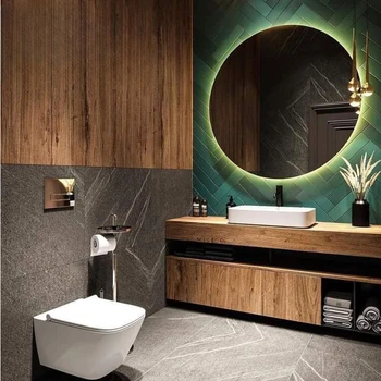 Kombinacija kopalnica, omare, rock plošče, in luč, luksuzno kopalnico opere so prilagojene za Taipei Evropi, umivalnik