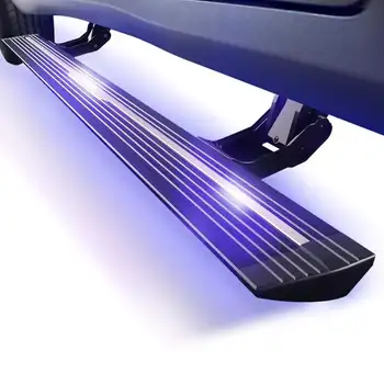 Auto Deli Modra ali bela LED osvetlitev, Električni strani korake, ki teče odbor ZA Dodge RAM 1500 POSADKE CAB 2010-2023 pogon korak