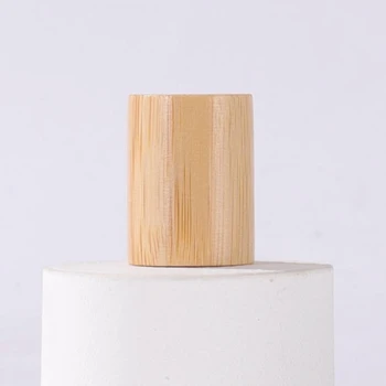 16 mm Naravnega Bambusa Skp za Roller Steklenico Bambusa, Lesa, navoj za Eterično Olje, Steklenica za Vžigalnike Kozmetična Embalaža za Steklenice