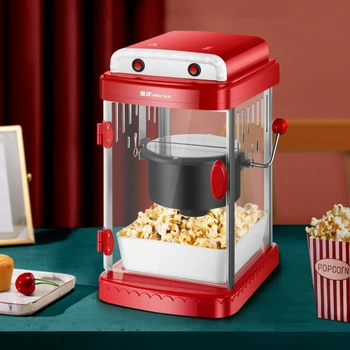 Varna in Varčna Kokice Stroj Komercialne Gospodinjski Aparati Avtomatski Električni Popcorn Maker Mini Kabina Koruza Stroj