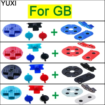 YUXI Za Gameboy Klasičnih GB Popravila partsRubber Prevodni Gumb A B D pad Silikonski Start Izberite Tipkovnico & DIY Gumbi Nastavite