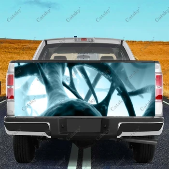 Umetniško Nevronov Tovornjak vrata prtljažnika Nalepke Nalepke Zaviti Vinil z Visoko Ločljivostjo Tiskanja Grafika, ki je Primerna za Pickup Tovornjakov proti vremenskim vplivom