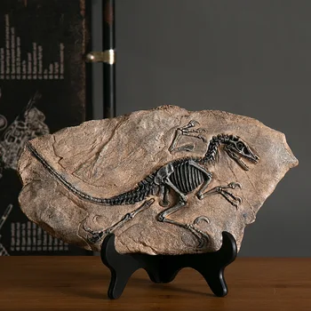 Smole Dinozaver Fosilnih Kip Dekorativne Figurice Živali, Kiparstvo Notranje Zadeve Home Office Desktop Zaslon Na Polico Dekoracijo