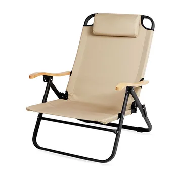 Zunanji Zložljivi Stoli Ultra Lahki Prenosni Plaži Visoke Trdnosti, Ki Nosijo Ergonomska Oblika Izbranih Cevi Udobno Sedenje