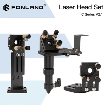 Fonland CO2 Laser Glavo iz Objektiv D18 FL38.1 D20FL50.8/63.5/101.6 mm Integrativno Gori Dia25 Ogledalo za Laserski rezalni Stroj