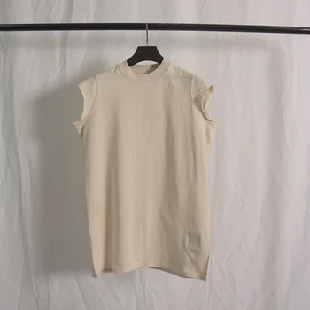 22ss Rick Y2k Grafični T Shirt za Moške Letnik Ženske Obleke Ro Owens Bombaž Poletje Moda Udobje Vrh 1:1 Visoke Kakovosti