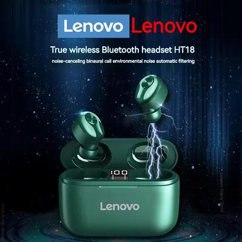 Lenovo slušalke HT18 TWS Bluetooth earbuds5.0 Brezžične slušalke z mikrofonom šumov nizke latence slušalke igralec