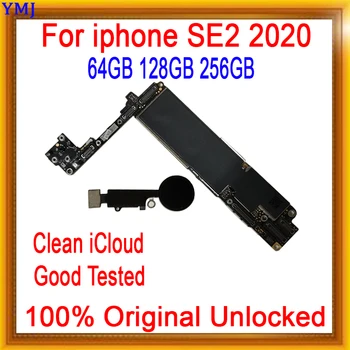 Noben osebni Račun Za Iphone SE 2020 Motherboard Original Odklenjena Z/Brez Dotik ID Ploščo Support System Update MainBoard 64GB 128GB