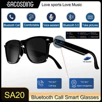 2023 Novih Pametnih Očal Bluetooth Telefonski Klic Pomočnika Za Poslušanje Glasbe Očal Smart Šport Polarizirana Sončna Očala Anti-Modra Očala