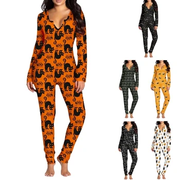 Ženske Digitalno Natisnjena Jumpsuit 3D Stretchy Bodysuits Catsuit Halloween Cosplay Kostum Eno Pieced Obleko za Teen Padec Ladijskega prometa