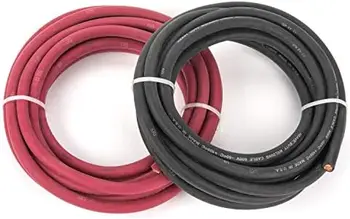 Merilnik Premije za Dodatno Prilagodljiv Varilni Kabel 600 Volt - Combo Pack - Črna+Rdeča - 10 Metrov Vsako - ZDA
