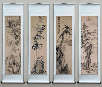 Kitajski slog krajine poiščite stenske poslikave sten umetnosti decals soba dekor estetske