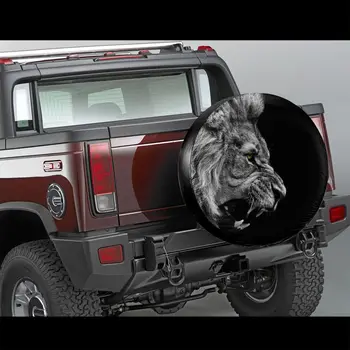 Oblikovanje po meri Lev, Tiger Živali Rezervne Pnevmatike Pokrovček 14-17 Palca za Tovornjak SUV Avto Dodatki