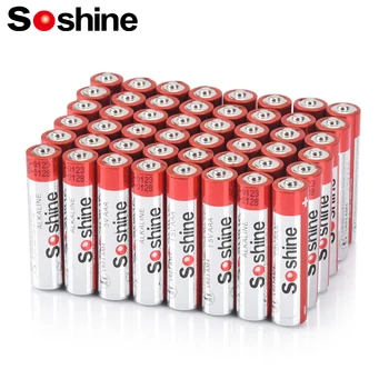 Soshine AAA Primarni Suhe Baterije 48PCS 1,5 V 3A Alkalne Baterije Dolgotrajno Neprepustni za Brezžično Miško Ura Daljinski upravljalnik
